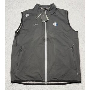 PING Zero Gravity Tour Vest Mens Large Black Waterproof Full Zip Golf Softshell